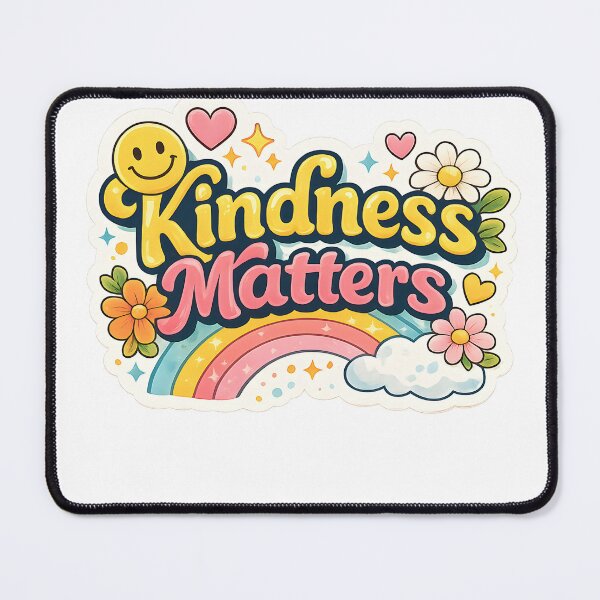 Item preview, Kindness Matters Positive Rainbow Sticker designed and sold by SmartDealer.