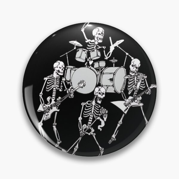 Item preview, Skeleton Band Members Distressed Typo  designed and sold by Nort-Surcorm.
