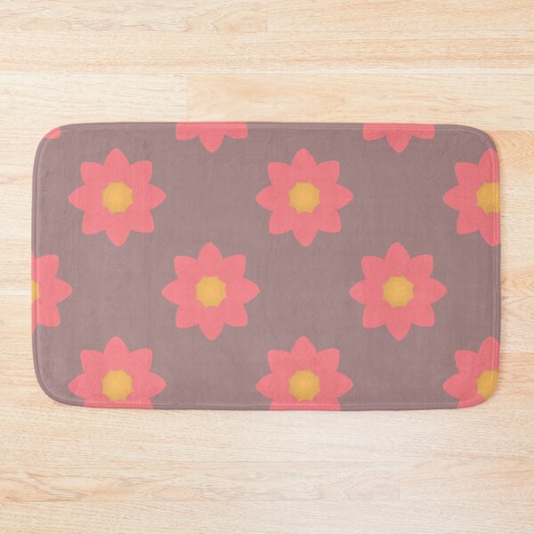 Item preview, Retro Pink Flower Pattern designed and sold by FarnwirbelArt.
