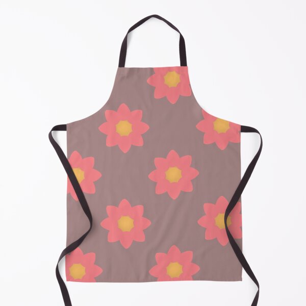 Item preview, Retro Pink Flower Pattern designed and sold by FarnwirbelArt.