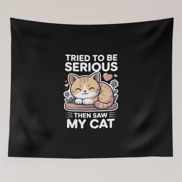 Item preview, Tried to be serious then saw my cat designed and sold by jkrphoto.