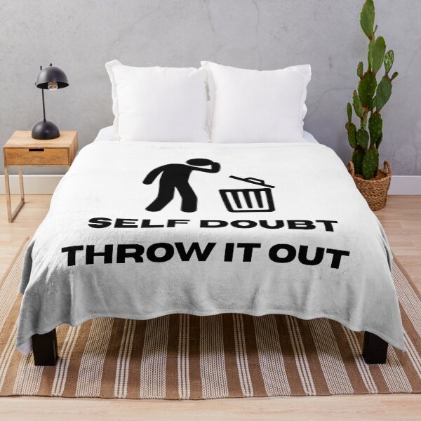Item preview, Self Doubt Throw it out designed and sold by Tribal--Dreams.