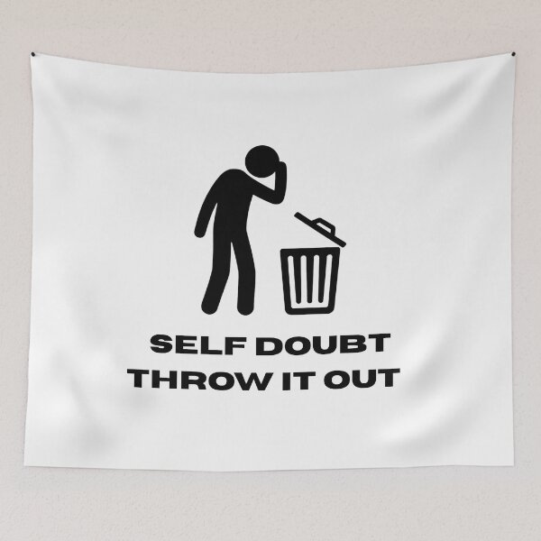 Item preview, Self Doubt Throw it out designed and sold by Tribal--Dreams.