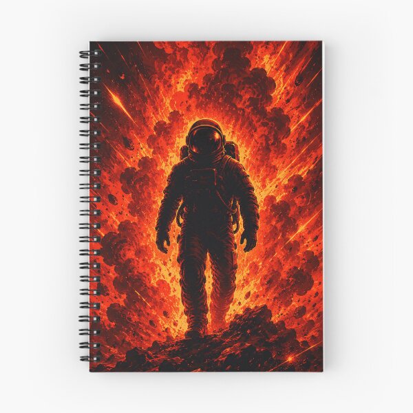 Item preview, Into the Firestorm – Astronaut Rising from the Inferno designed and sold by the-dovlat.
