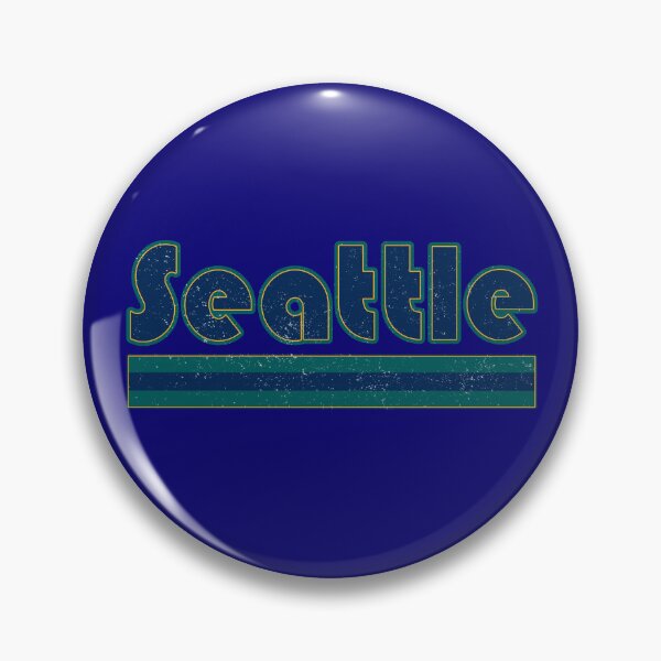 Item preview, Vintage Seattle Retro Three Stripes Weathered Sports Team Pride designed and sold by RockTheFeal.
