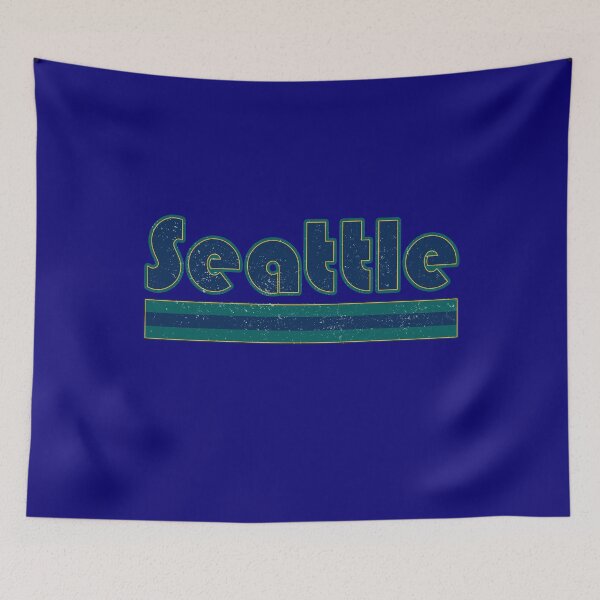 Item preview, Vintage Seattle Retro Three Stripes Weathered Sports Team Pride designed and sold by RockTheFeal.