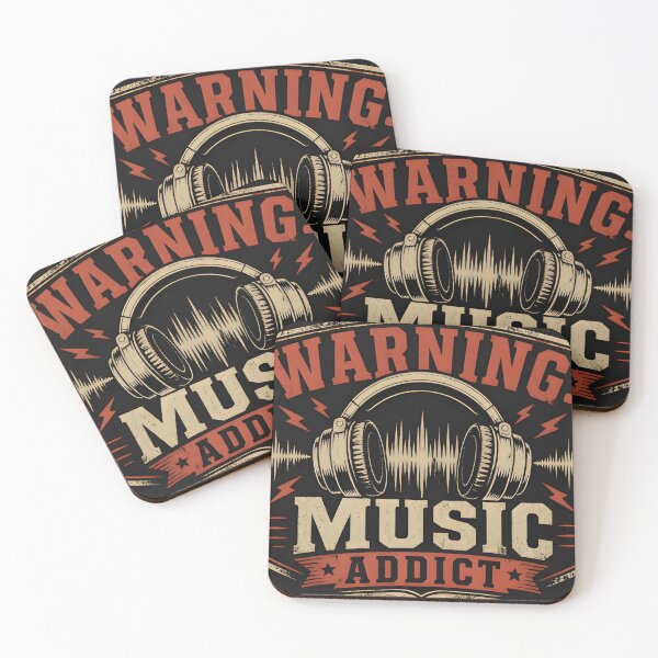 Item preview, Warning Music Addict Vintage designed and sold by KuteVibes22.
