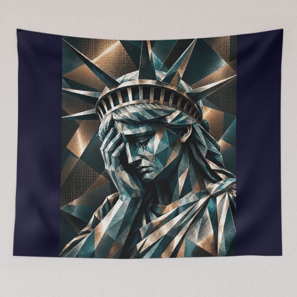 Item preview, Lady Libery Why are you Crying? designed and sold by LuluLeb.
