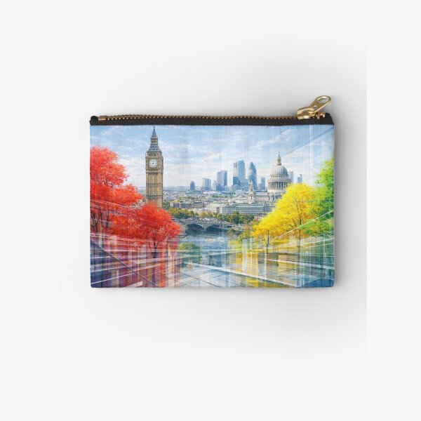 Item preview, London cityscape with colorful nature designed and sold by Sigtrix.