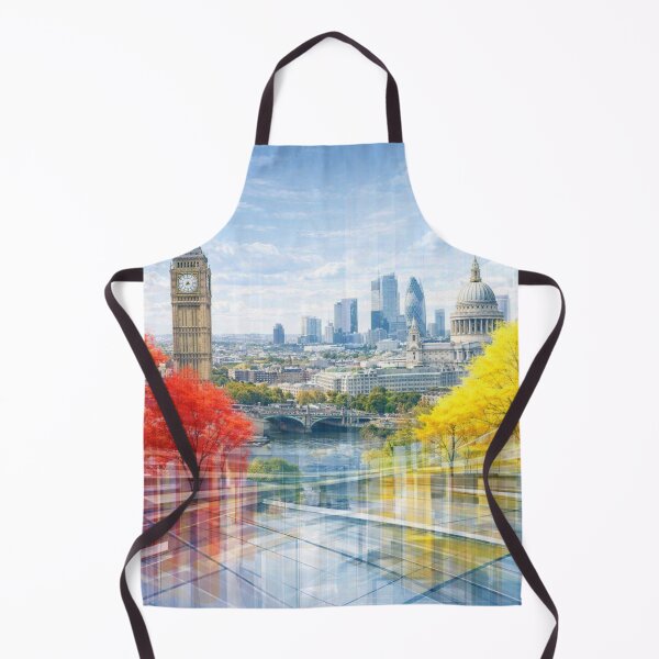 Item preview, London cityscape with colorful nature designed and sold by Sigtrix.