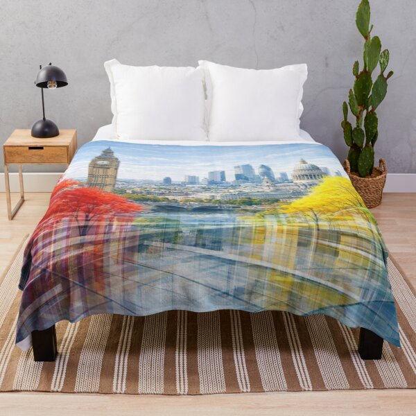 Item preview, London cityscape with colorful nature designed and sold by Sigtrix.