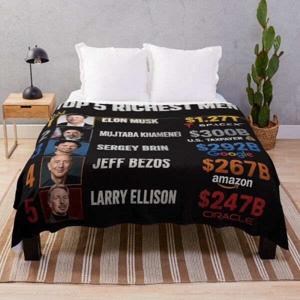 Item preview, Top 5 Wealthiest Men Ranking Thanks to Trump designed and sold by Owcomm.