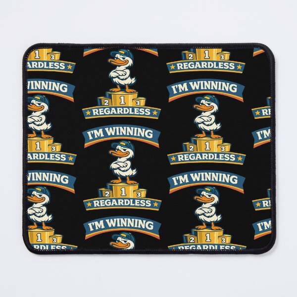 Item preview, Im Winning Regardless Funny Duck Design designed and sold by TeeTimeTreasure.