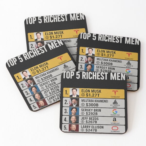 Item preview, Thanks to Trump Top 5 Wealthiest Men Ranking Iran Deal designed and sold by Owcomm.