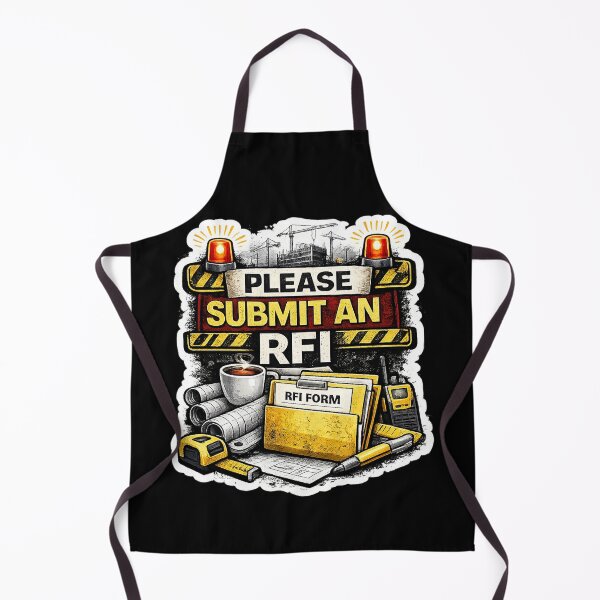 Item preview, Please Submit An RFI Funny Construction Management Design designed and sold by Arch4Design.