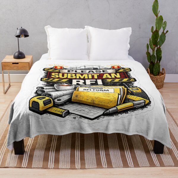 Item preview, Please Submit An RFI Funny Construction Management Design designed and sold by Arch4Design.