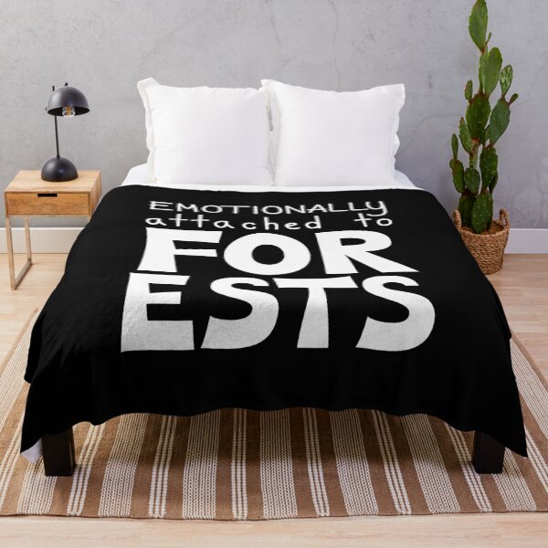 Item preview, Emotionally Attached To Forests, Nature Lover Quote designed and sold by Mooi Studio.