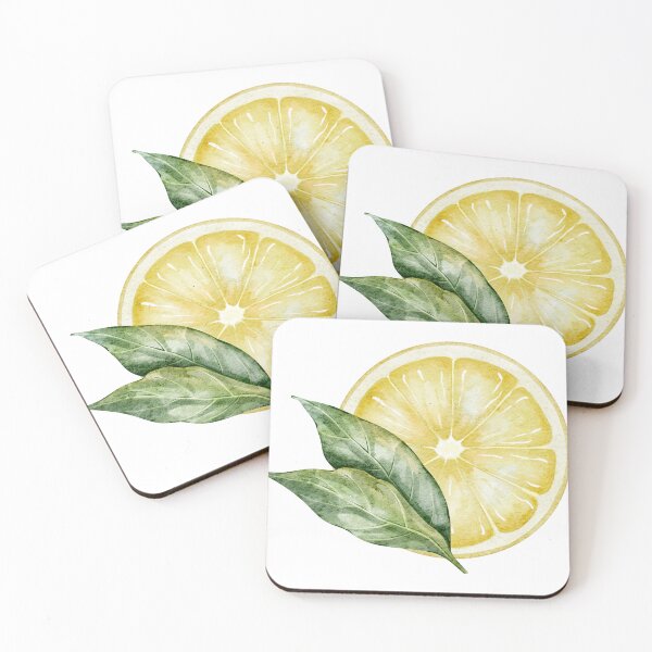 Item preview, Watercolor Lemon Slice Composition designed and sold by Alisles.
