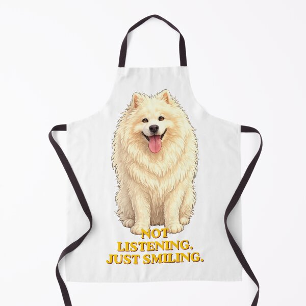 Item preview, Samoyed not listening just smiling designed and sold by Samoyed-Angela-Familly.