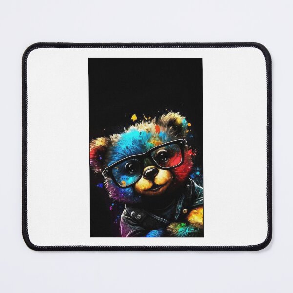 Item preview, Colorful Splash Panda Glasses Vibrant Pop Art Design designed and sold by MEEGGOO.