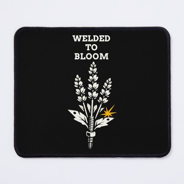 Item preview, Welded To Bloom | Female Welder Lavender | Women in the Trades Welding Design designed and sold by RusticMeadow.