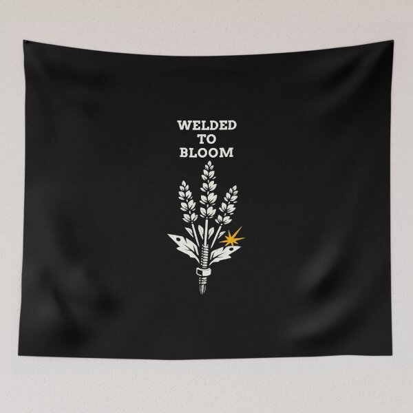 Item preview, Welded To Bloom | Female Welder Lavender | Women in the Trades Welding Design designed and sold by RusticMeadow.