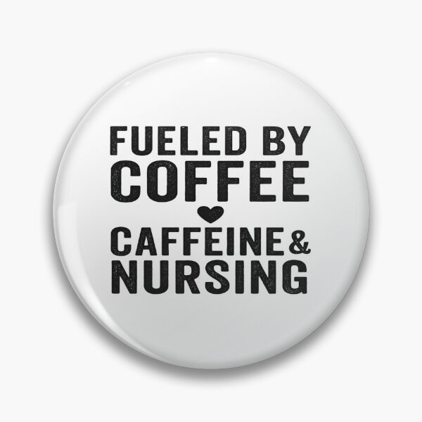Item preview, Fueled By Coffee Caffeine and Nursing Funny Nurse Shirt designed and sold by Urbancraftup.