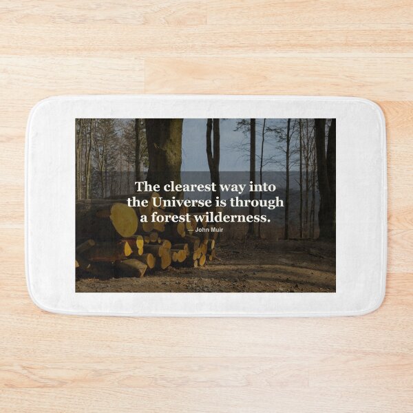 Item preview, The clearest way into the Universe is through a forest | John Muir | Photography Print designed and sold by Amber Sky Creations.