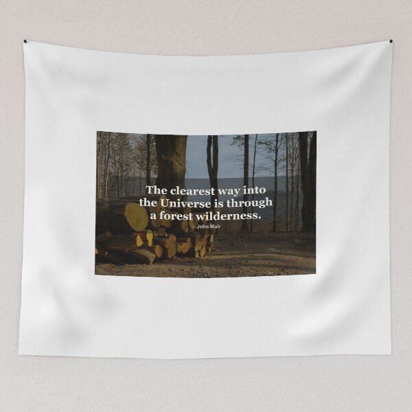 Item preview, The clearest way into the Universe is through a forest | John Muir | Photography Print designed and sold by Amber Sky Creations.