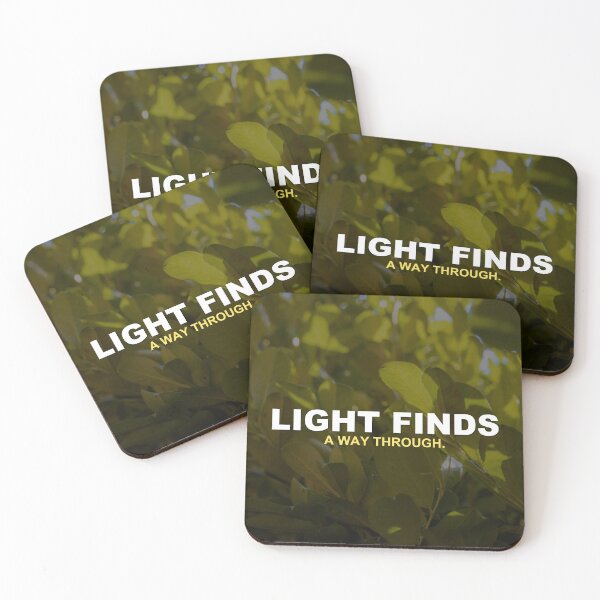 Item preview, LIGHT FINDS A WAY THROUGH | Motivational Print designed and sold by Amber Sky Creations.