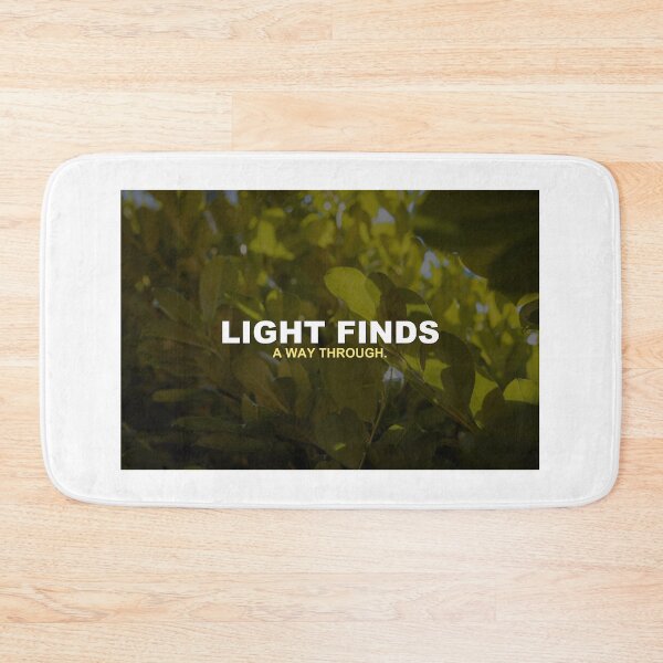 Item preview, LIGHT FINDS A WAY THROUGH | Motivational Print designed and sold by Amber Sky Creations.