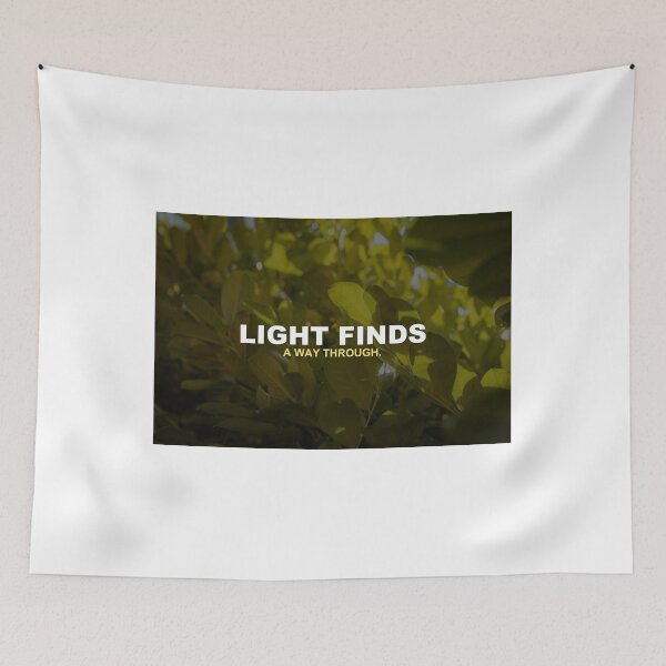 Item preview, LIGHT FINDS A WAY THROUGH | Motivational Print designed and sold by Amber Sky Creations.