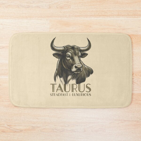 Item preview, Taurus Zodiac Bull Sticker | Daily Horoscope Astrology Design | Taurus Steadfast & Luxurious Vintage Art designed and sold by Bhaskar Digital Art.