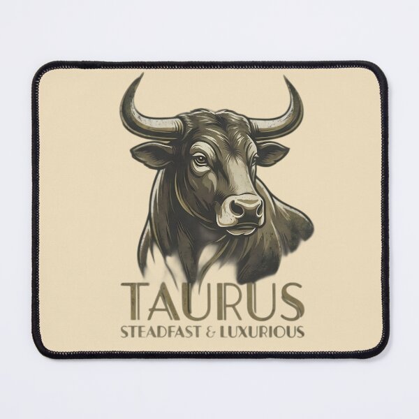 Item preview, Taurus Zodiac Bull Sticker | Daily Horoscope Astrology Design | Taurus Steadfast & Luxurious Vintage Art designed and sold by Bhaskar Digital Art.