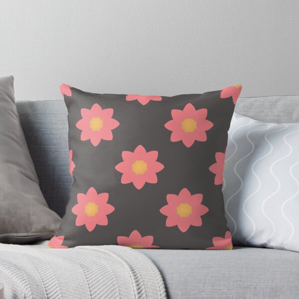 Item preview, Retro Pink Flower Power Pattern designed and sold by Farnwirbel – Art.