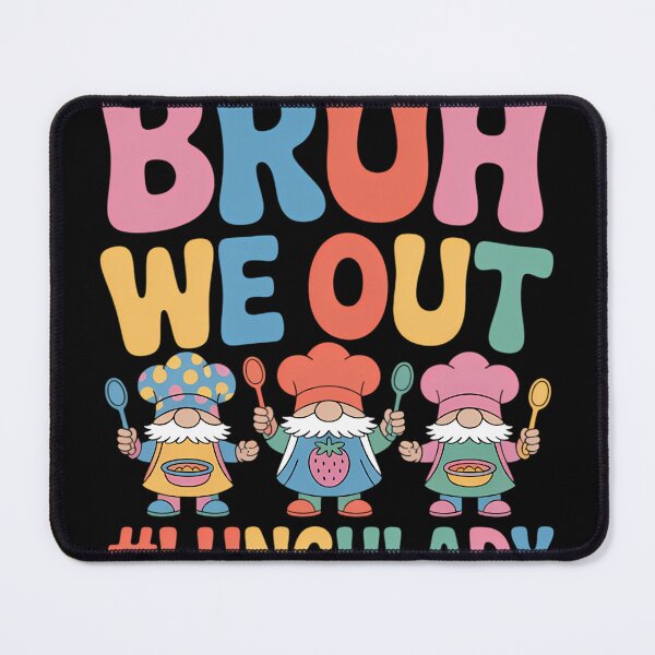 Item preview, Bruh We out Happy Last Day of School Cafeteria Worker Lunch designed and sold by RisoniArt.