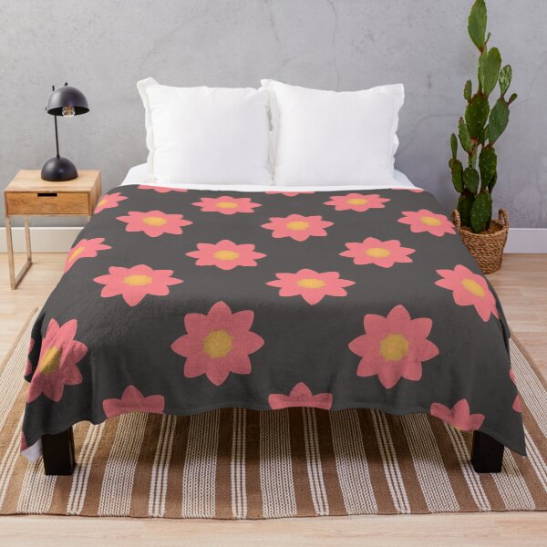 Item preview, Retro Pink Flower Power Pattern designed and sold by Farnwirbel – Art.