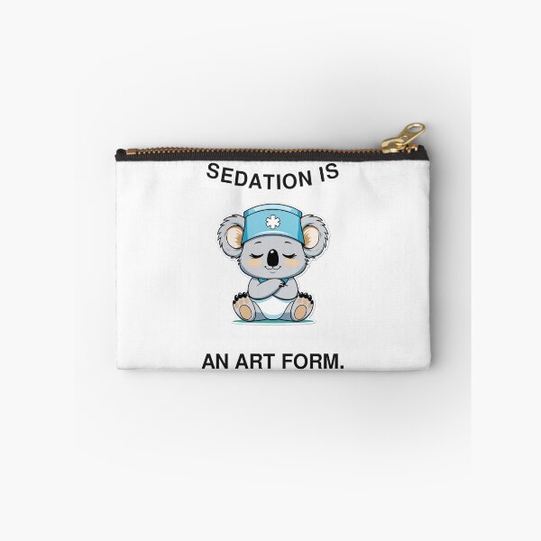 Item preview, Sedation Is An Art Form Cute Nurse Koala designed and sold by tsm2015.