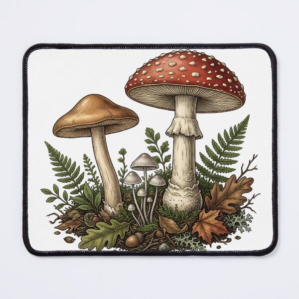 Item preview, Forest Mushroom Trio designed and sold by Byte-shirt.