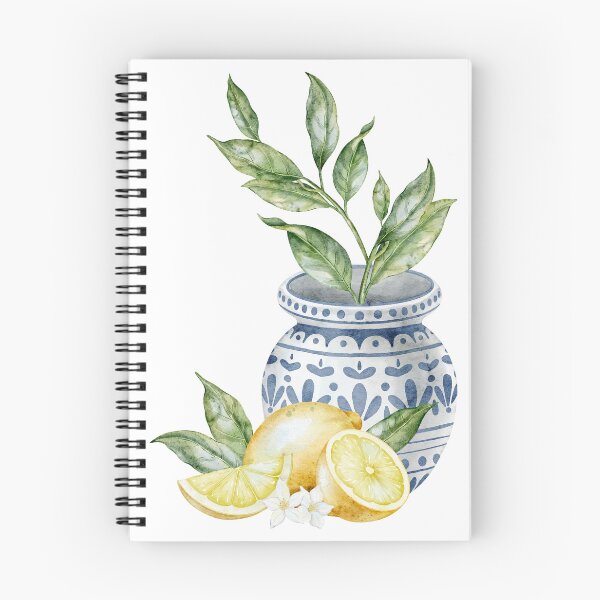 Item preview, Mediterranean Vase With Lemons Watercolor designed and sold by Alisles.