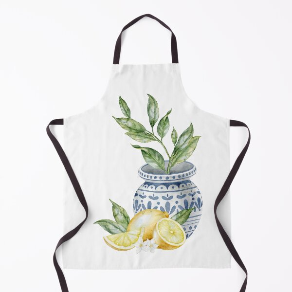 Item preview, Mediterranean Vase With Lemons Watercolor designed and sold by Alisles.