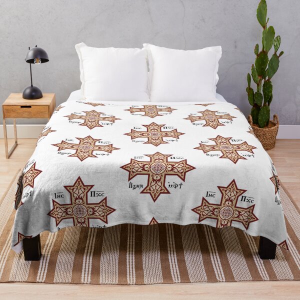 Item preview, Coptic Cross Beige Icon designed and sold by mingelui.