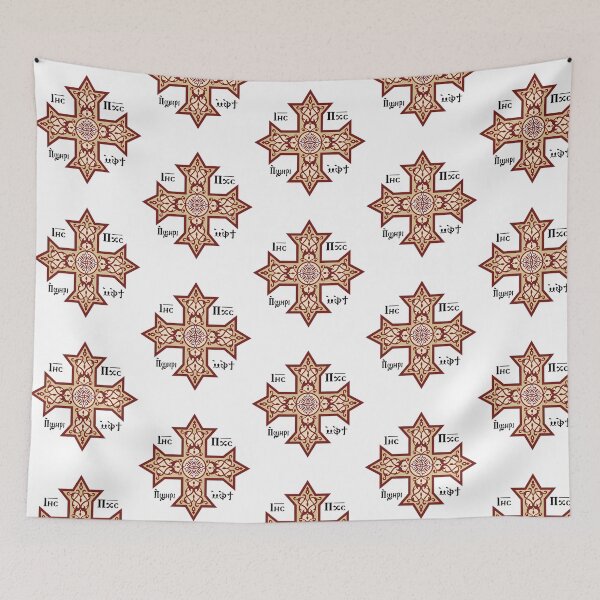 Item preview, Coptic Cross Beige Icon designed and sold by mingelui.