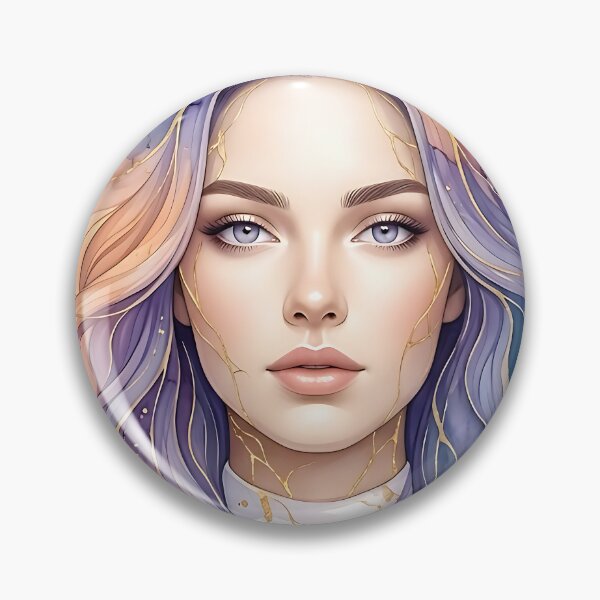 Item preview, Ethereal Watercolor Goddess Gold Foil designed and sold by ToxicInkArt.