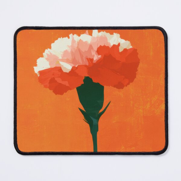 Item preview, JANUARY BIRTH FLOWER CARNATION ART designed and sold by MarkedArtPrints.