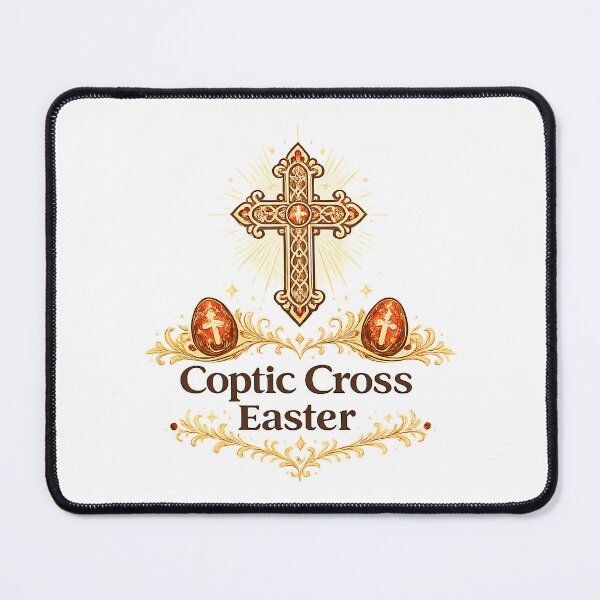 Item preview, Coptic Cross Easter Faith Design designed and sold by mingelui.