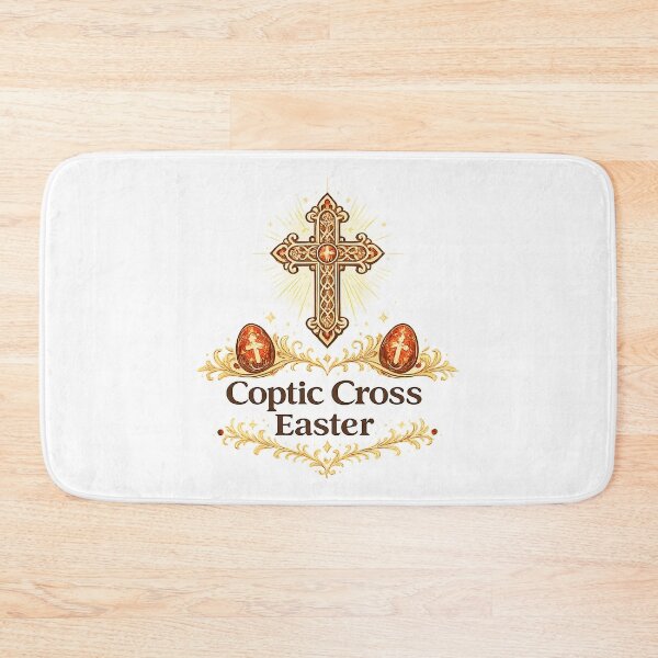 Item preview, Coptic Cross Easter Faith Design designed and sold by mingelui.