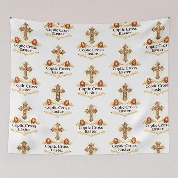 Item preview, Coptic Cross Easter Faith Design designed and sold by mingelui.