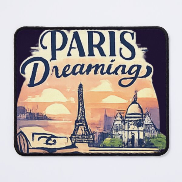 Item preview, Paris Dreaming Vintage Watercolor Cafe Badge designed and sold by PACS0011.