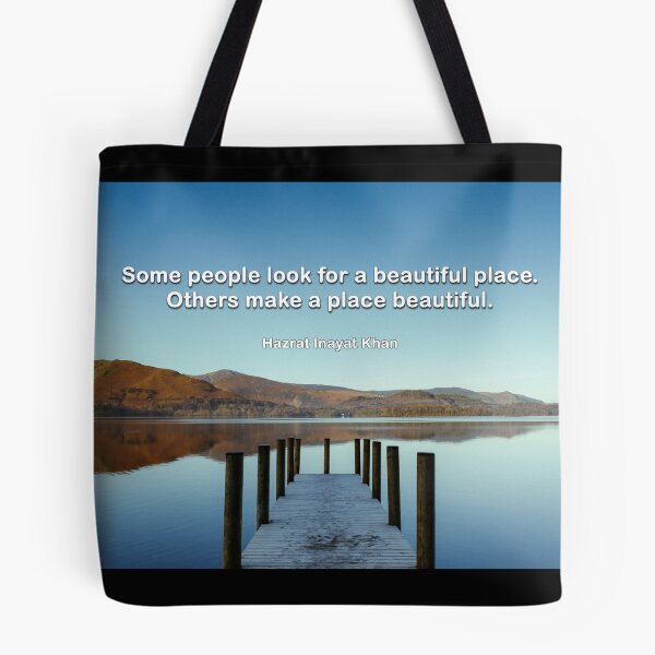Item preview, Some people look for a beautiful place | Motivational quote | Photo for all designs designed and sold by Amber Sky Creations.